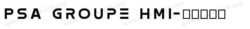PSA Groupe HMI字体转换